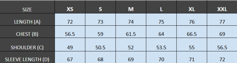 CM Size Guide