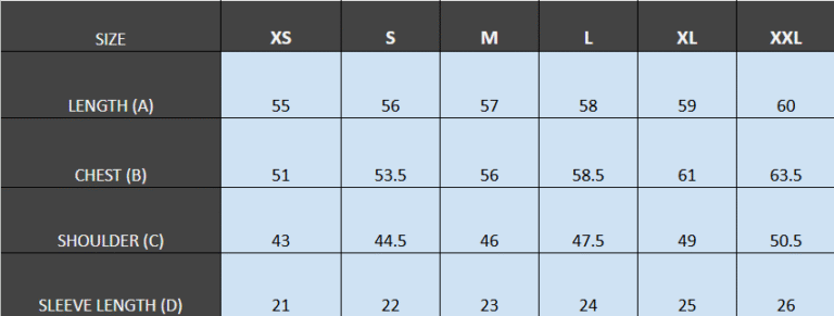 CM Size Guide