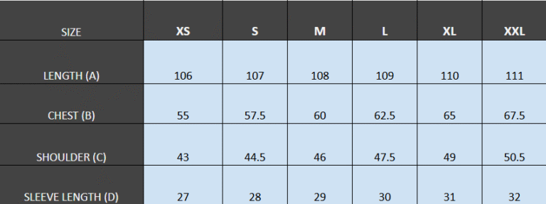 CM Size Guide